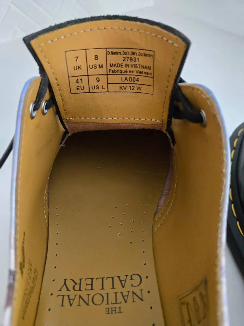 Dr Martens 1461 The National Gallery Georges Seurat Bathers Shoe UK7 US Mens 8